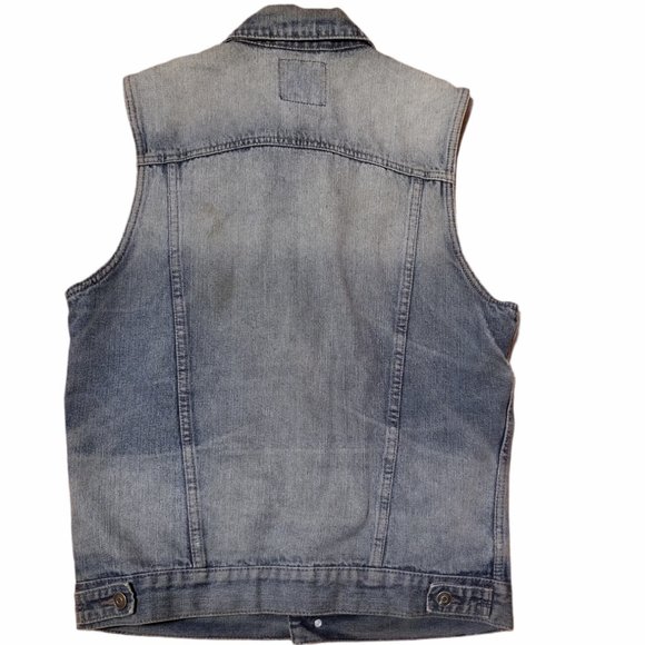 Women's URBAN HERITAGE Jean Jacket Vest (Size L) - Picture 5 of 7